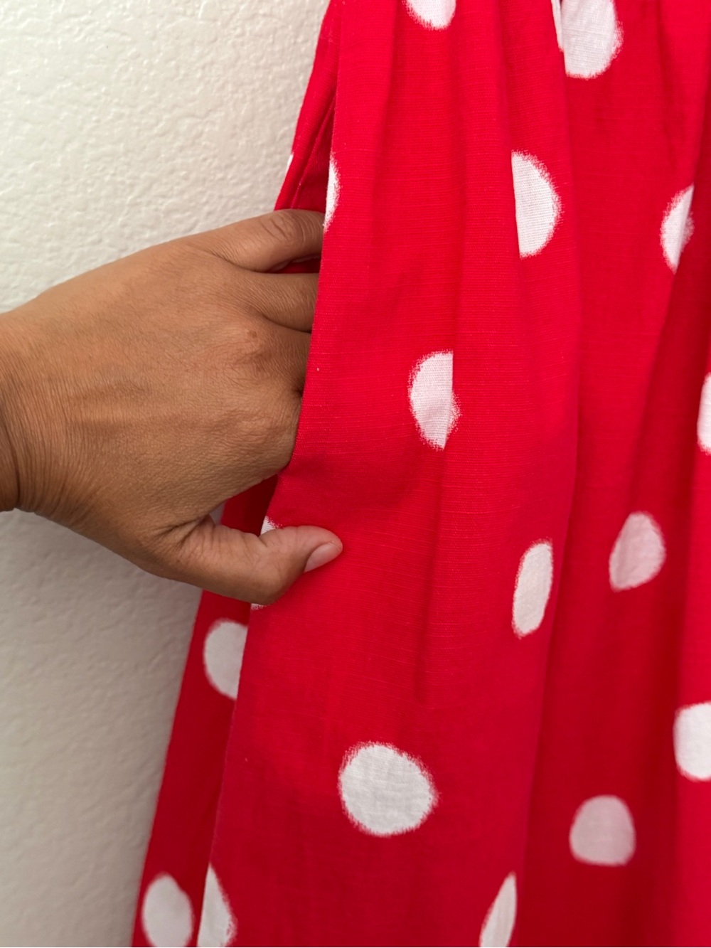 Collectif Red and White Polka Dot Vintage-Style Dress - Picture 7 of 11